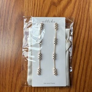 NEW Ettika Gold-Plated Dangle Earrings